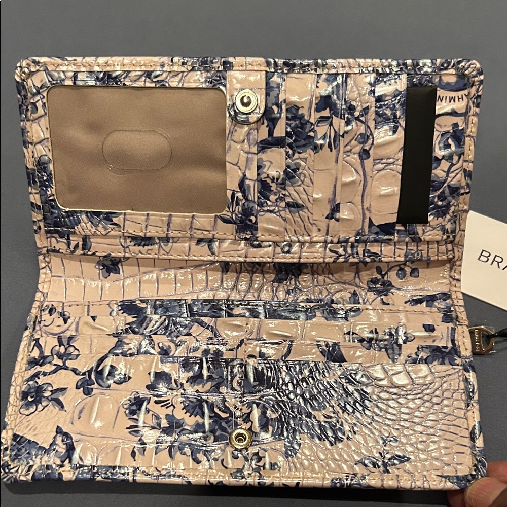 Brahmin Beige and Black Women's Wallet - Picture 3 of 7